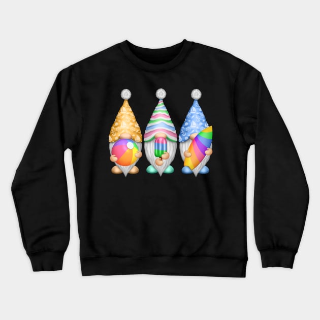 Summertime Gnomes Crewneck Sweatshirt by Imp's Dog House